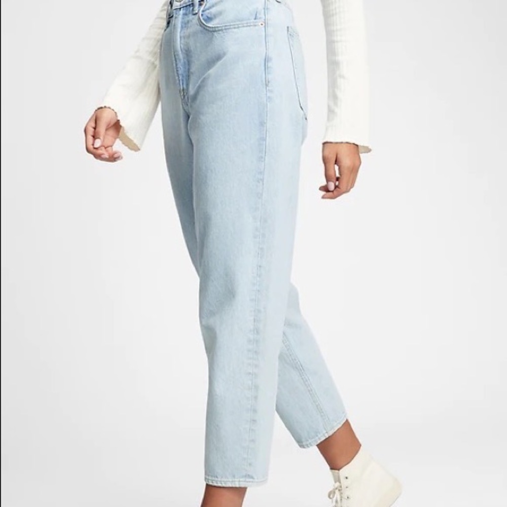 Gap size 27 barrel Jean high rise